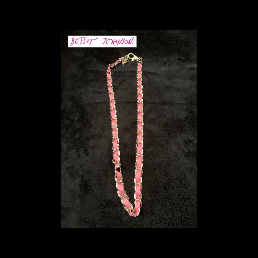 Betsey Johnson 28" Charm Necklace